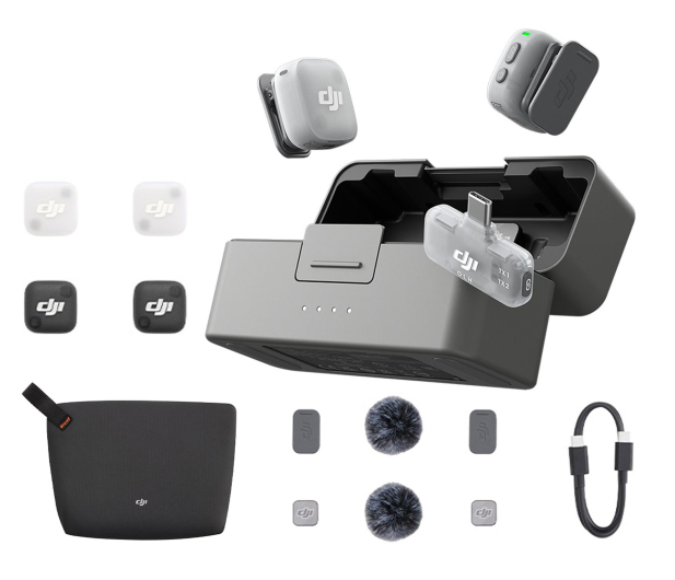 DJI Mic Mini 2 (2 TX + 1 Mobile RX + Etui ładujące) - 1517180 - zdjęcie